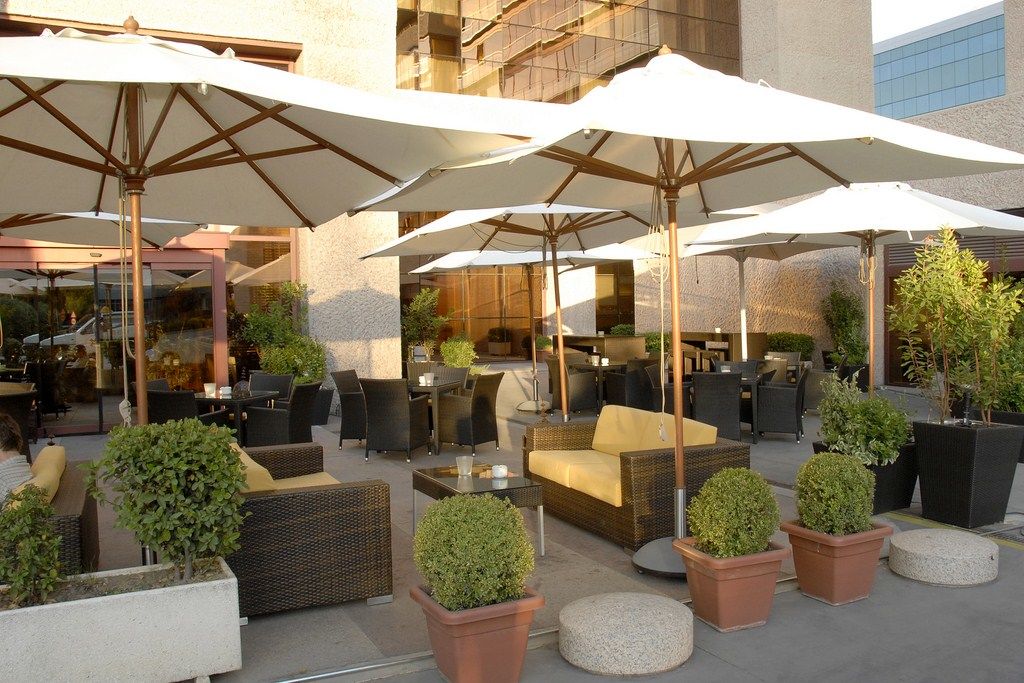 Hotel Silken Puerta Madrid Exterior foto